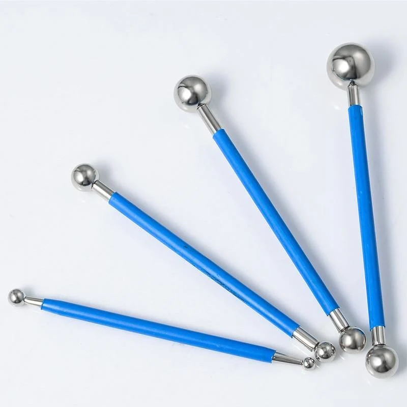 4 teile/satz Doppel Stahl Gedrückt Ball Fliesen Mörtel Reparatur Stick Keramik Boden Mörtel Kleber Lücke Schaben Bau Werkzeuge