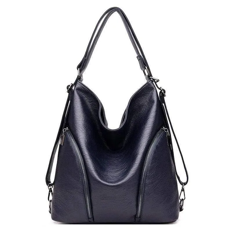Damen Umhängetasche Mode Damenhandtaschen Retro Leder Große Kapazität Einkaufstasche Casual
