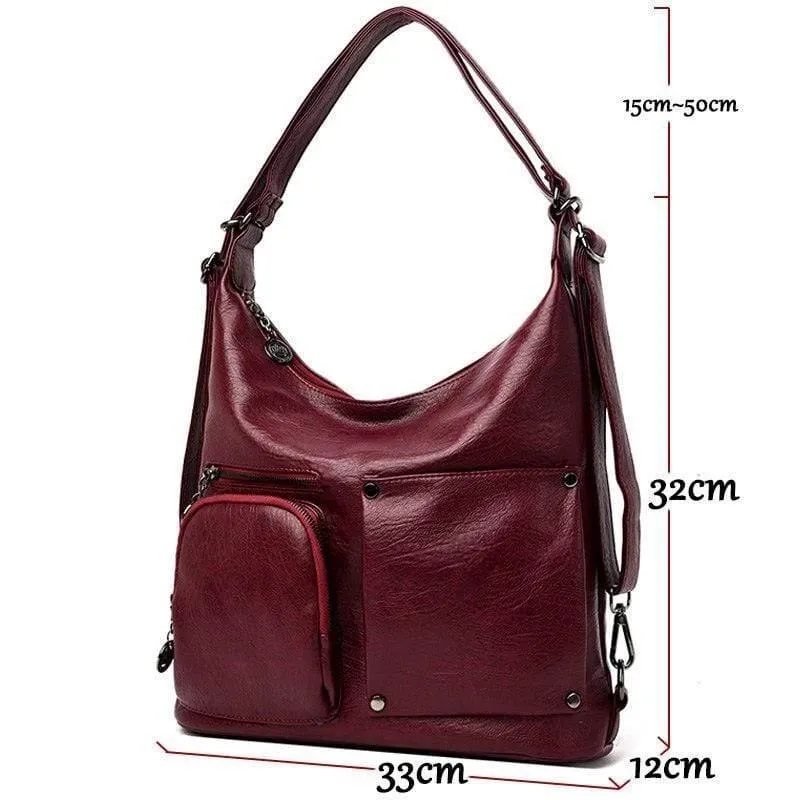 Multifunktions-Leder-Luxus-Handtaschen, Damentaschen, Designer-Handtaschen, Damen-Schulterhandtaschen