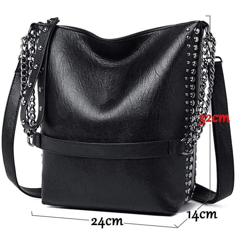 Damen Umhängetasche Luxus Weiche Ledertasche Weibliche Umhängetaschen Groß für Damen Handtasche