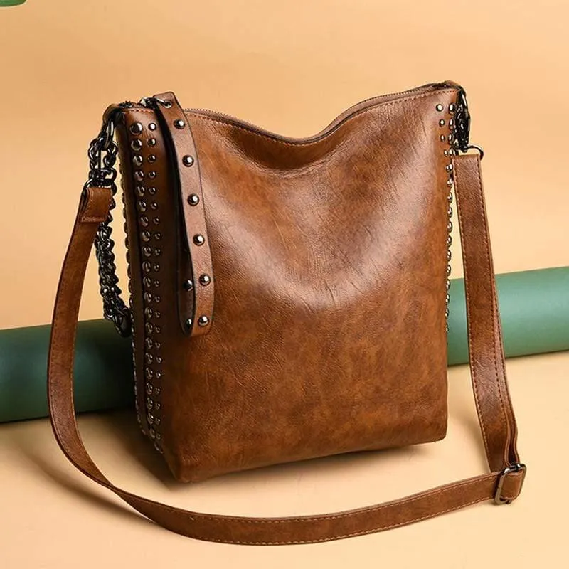 Damen Umhängetasche Luxus Weiche Ledertasche Weibliche Umhängetaschen Groß für Damen Handtasche