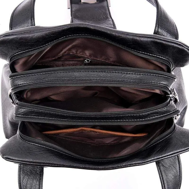 Vintage Plaid Damen Leder Handtaschen Weiches Leder Weibliche Umhängetaschen Designer Damen