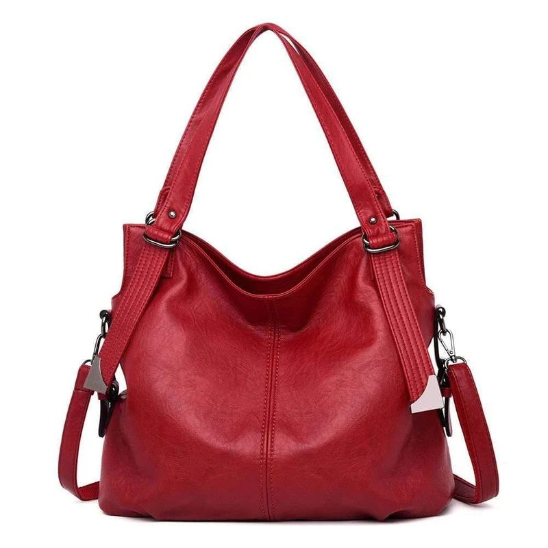 Vintage Damen Leder Handtaschen Luxus Marke Umhängetasche für Frauen 2020 Mode Big Tote Taschen