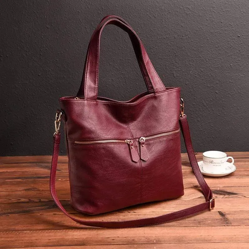 Doppelte Reißverschluss Dekoration Luxus Handtaschen Damen Taschen Designer Umhängetaschen für Frauen