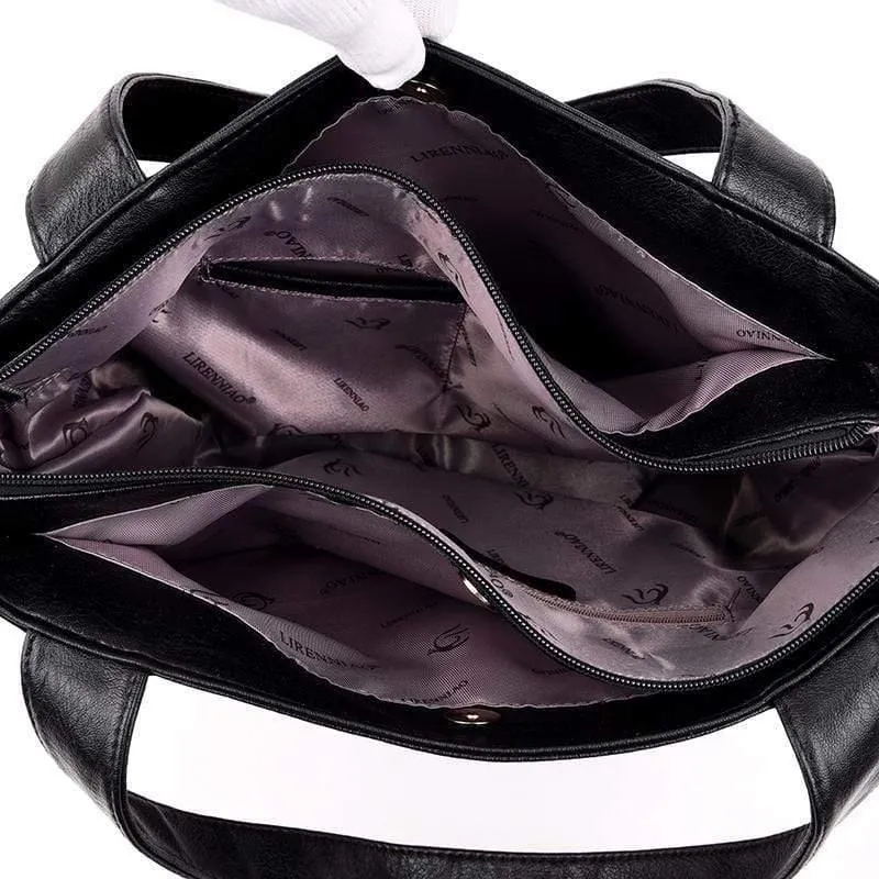 Doppelte Reißverschluss Dekoration Luxus Handtaschen Damen Taschen Designer Umhängetaschen für Frauen