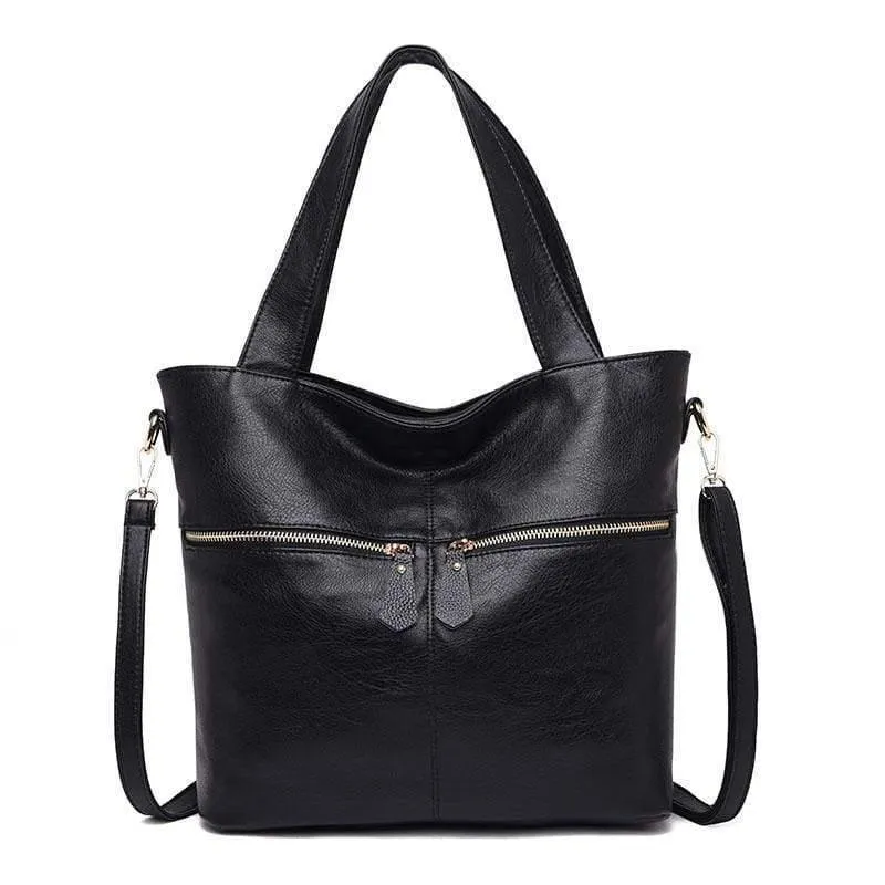 Doppelte Reißverschluss Dekoration Luxus Handtaschen Damen Taschen Designer Umhängetaschen für Frauen