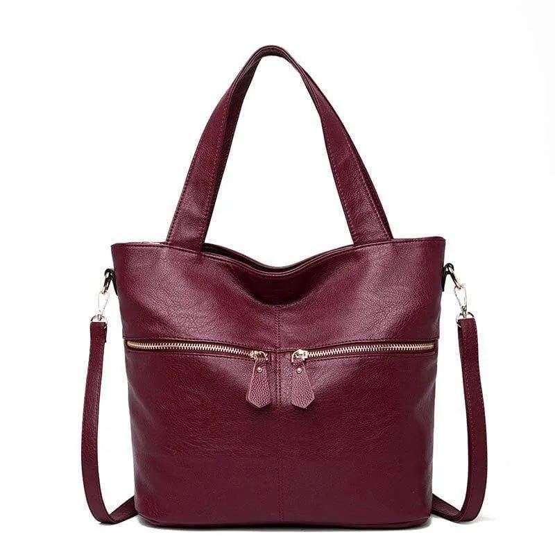 Doppelte Reißverschluss Dekoration Luxus Handtaschen Damen Taschen Designer Umhängetaschen für Frauen