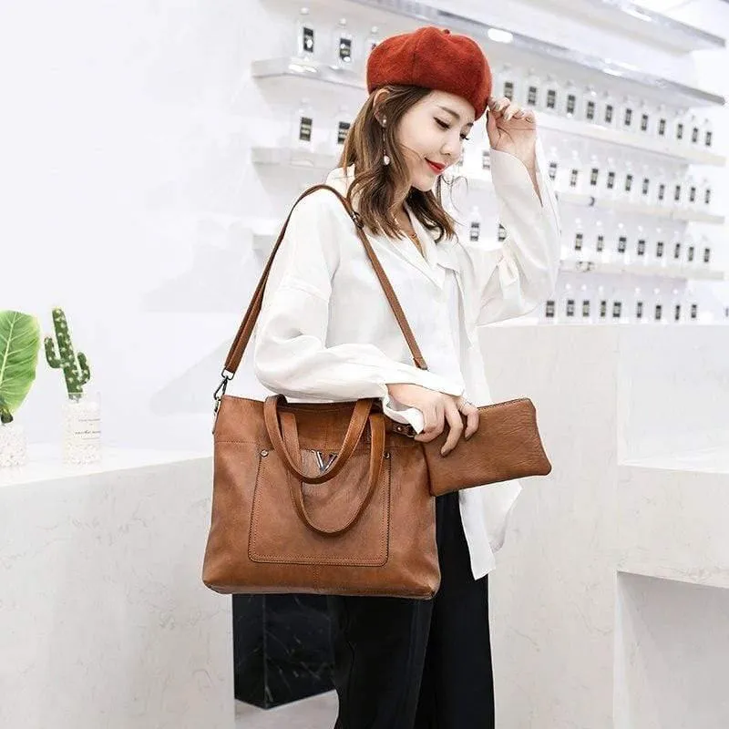 Lederhandtasche Damen Tasche Designer Frau Umhängetasche Berühmte Marke Schulter Messenger Taschen