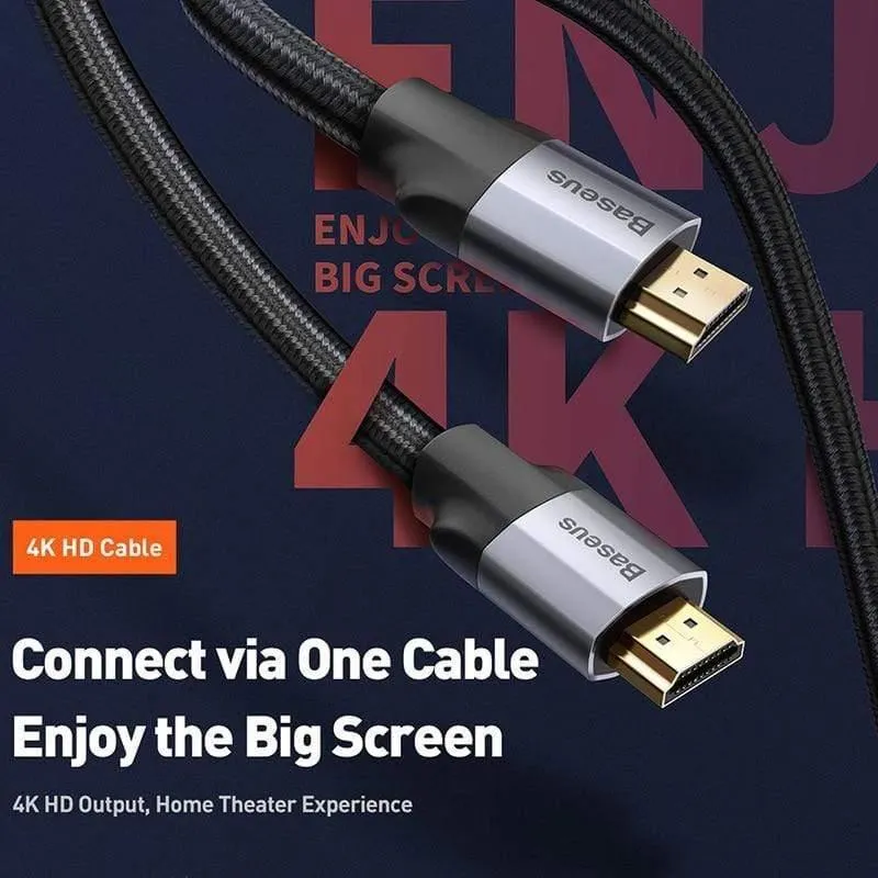 Baseus HDMI-Kabel 4K 60 Hz HDMI-auf-HDMI-2.0-Verlängerungs-Splitterkabel für TV-Switch-Projektor-Laptop-Büro-Videokabel HDMI