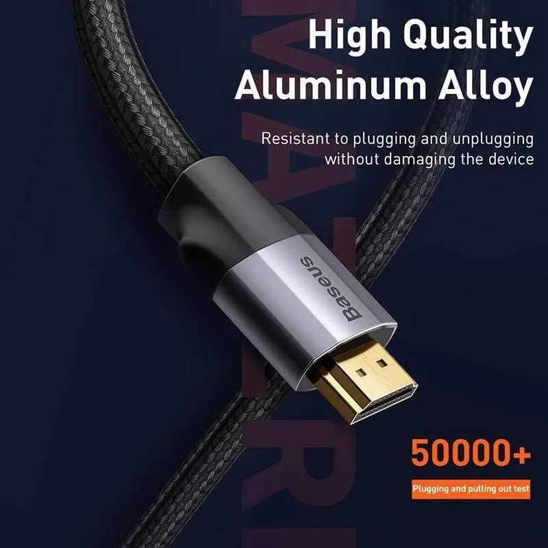 Baseus HDMI-Kabel 4K 60 Hz HDMI-auf-HDMI-2.0-Verlängerungs-Splitterkabel für TV-Switch-Projektor-Laptop-Büro-Videokabel HDMI