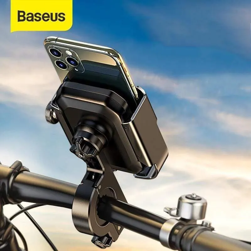 Baseus Motorrad Handyhalter für Fahrrad Rückspiegel Spiegelhalterung Scooter Motorrad Handyhalter für 4.7-6.5 Zoll Handy