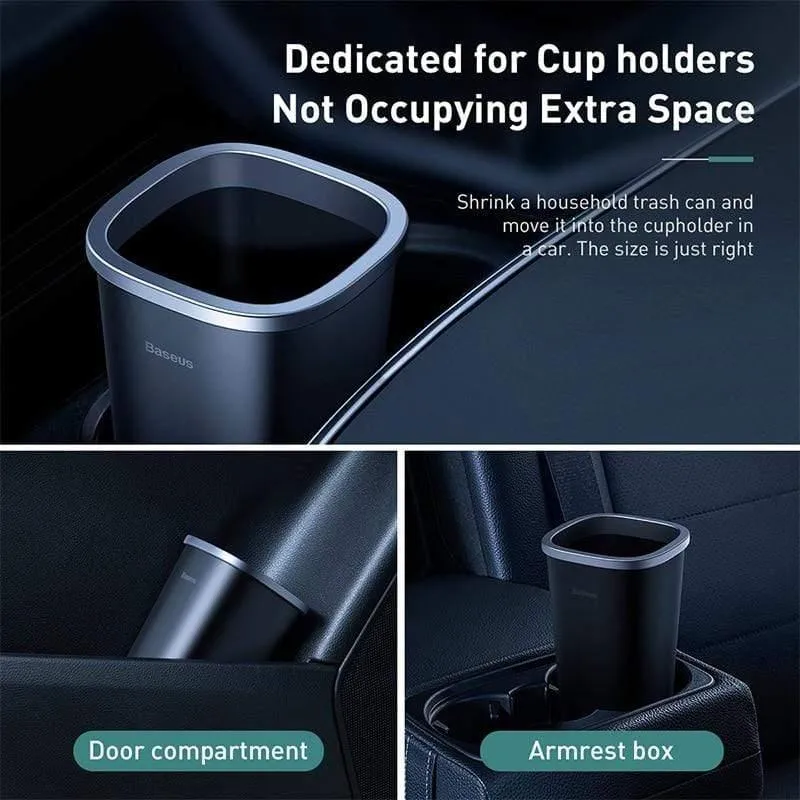 Baseus Auto-Mülleimer, Auto-Organizer, Auto-Mülleimer, Aufbewahrungstasche, Müll, Autozubehör, Müllbox, Staubhülle, Halter, Abfallbeutel