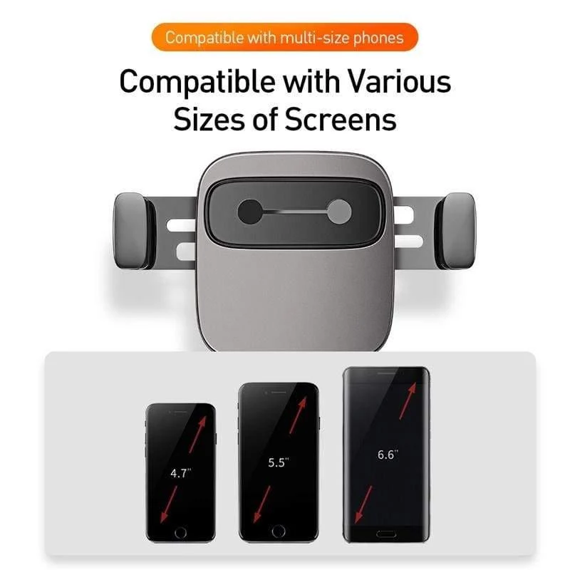 Baseus Autohalter für Telefon Schwerkraft Handy Ständer Halter in Auto Lüftungshalterung für iPhone Samsung Auto Telefonhalter