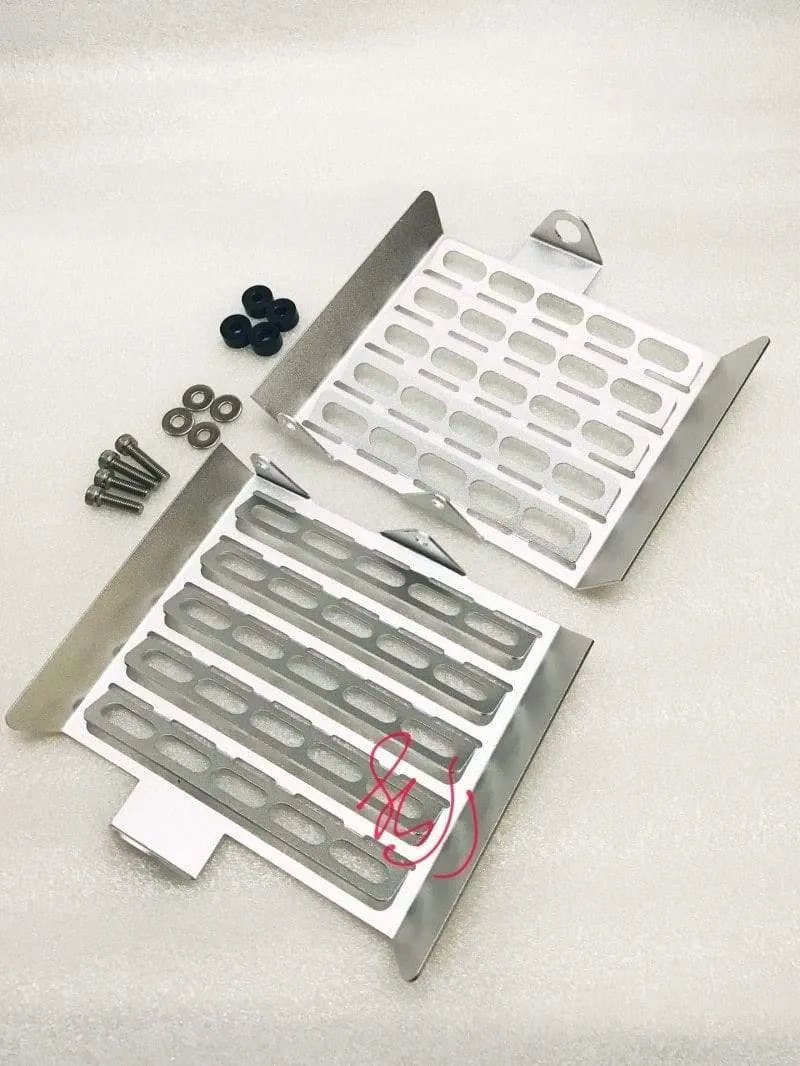 Silber Kühlergrillschutzabdeckung Schutz Motorradteile Für G650GS F650GS Dakar (Silber)