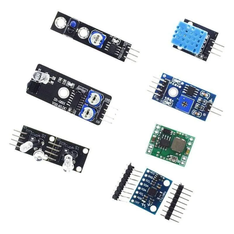 Für Arduino 45-in-1-Sensormodule Starter-Kit besser als 37-in-1-Sensor-Kit 37-in-1-Sensor-Kit UNO R3 MEGA2560