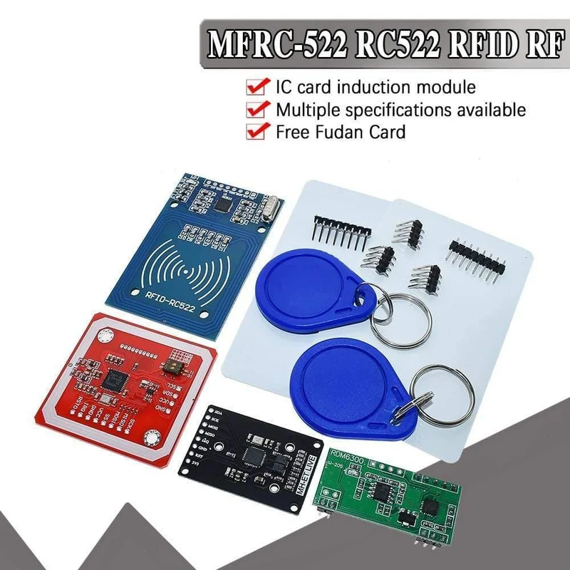 RFID-Modul RC522 MFRC-522 RDM6300 Kits S50 13.56 MHz 125 kHz 6 cm mit Tags SPI Schreiben und Lesen für Arduino Uno 2560