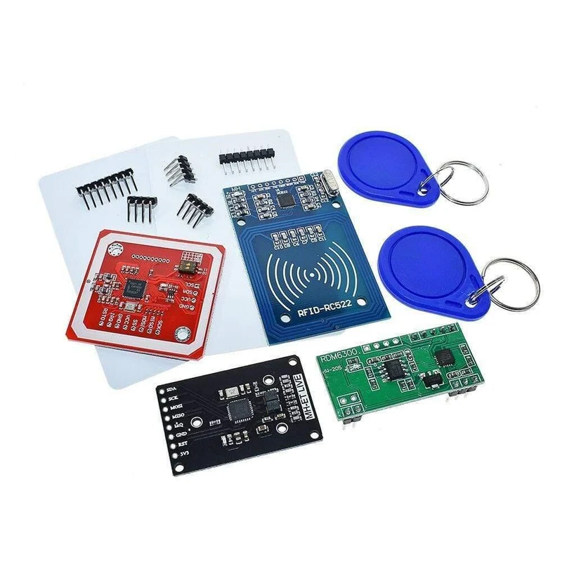 RFID-Modul RC522 MFRC-522 RDM6300 Kits S50 13.56 MHz 125 kHz 6 cm mit Tags SPI Schreiben und Lesen für Arduino Uno 2560