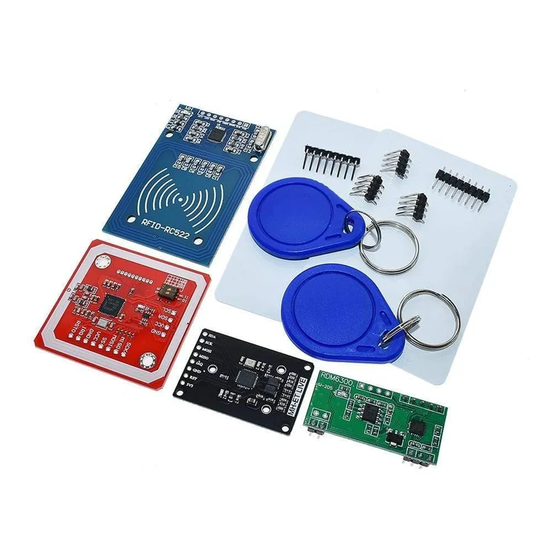 RFID-Modul RC522 MFRC-522 RDM6300 Kits S50 13.56 MHz 125 kHz 6 cm mit Tags SPI Schreiben und Lesen für Arduino Uno 2560