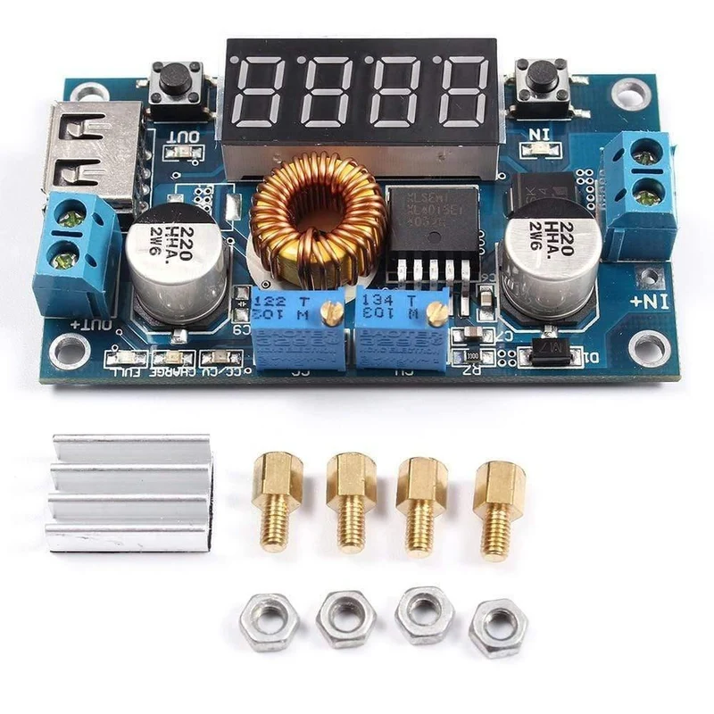 Abwärtswandler DC-DC 1.2-32 V 5A Konstantspannung Strom LCD-Digitalanzeige Einstellbare Buck-Stromversorgungsmodulplatine