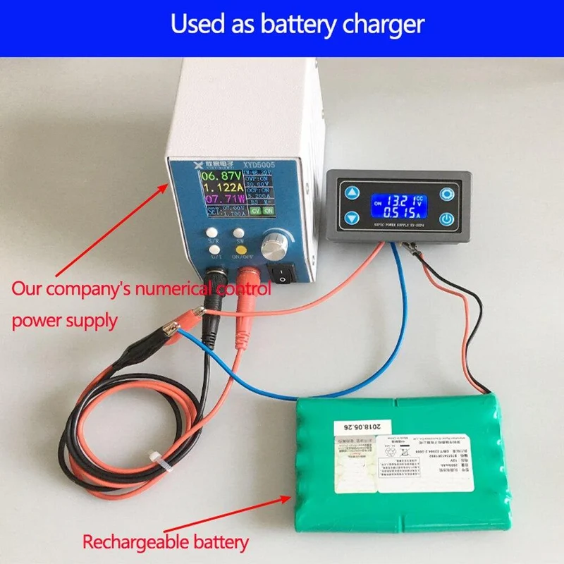 Step UP / Down Boost Buck Spannungsregler Wandler Solaraufladung Automatisch einstellbares Stromversorgungsmodul 35W mit Gehäuse