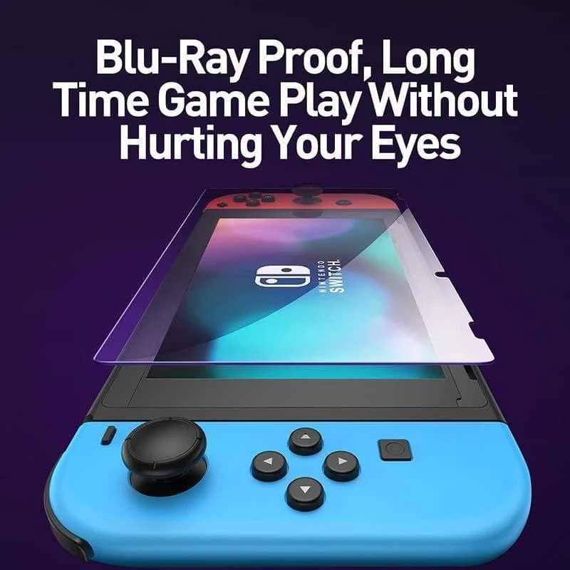Baseus Premium Displayschutzfolie aus gehärtetem Glas für Nintendo Switch NS Displayschutzfolie für Nintend Switch Lite Zubehör