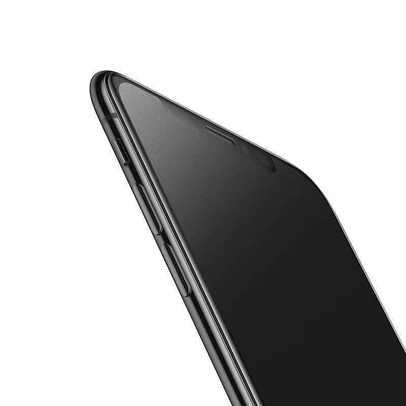 Baseus 0.3 mm gehärtetes Glas für iPhone X Xs Schutzglas für iPhone Xs Displayschutzfolie für iPhone X Xs (schwarz für iPhone X XS)