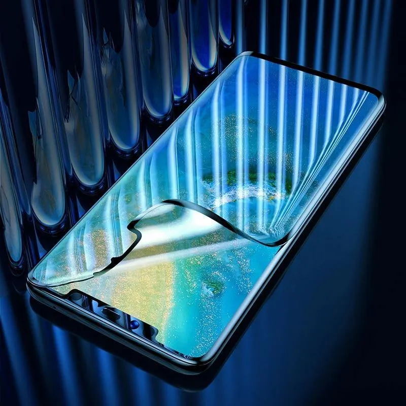 Baseus 2 Stück 0.15 mm ultradünner Displayschutz für Huawei Mate 20 Pro Softfilm Explosionsgeschützter Schutzfilm mit voller Abdeckung (2 Stück Softfilm für Mate 20 Pro)