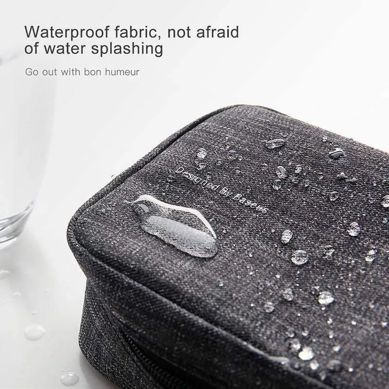 Baseus 7.2 '' Universal-Handytasche für iPhone XR Xs Max 7 Samsung S10 P30 Pro Handyhülle Tragbare Handy-Aufbewahrungstaschen Tasche (Schwarz)