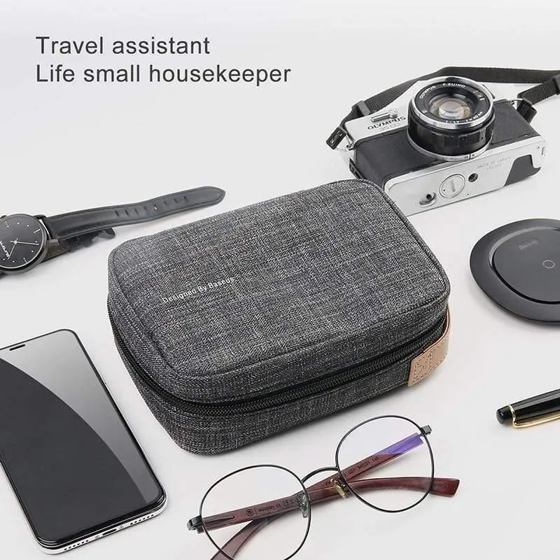 Baseus 7.2 '' Universal-Handytasche für iPhone XR Xs Max 7 Samsung S10 P30 Pro Handyhülle Tragbare Handy-Aufbewahrungstaschen Tasche (Schwarz)