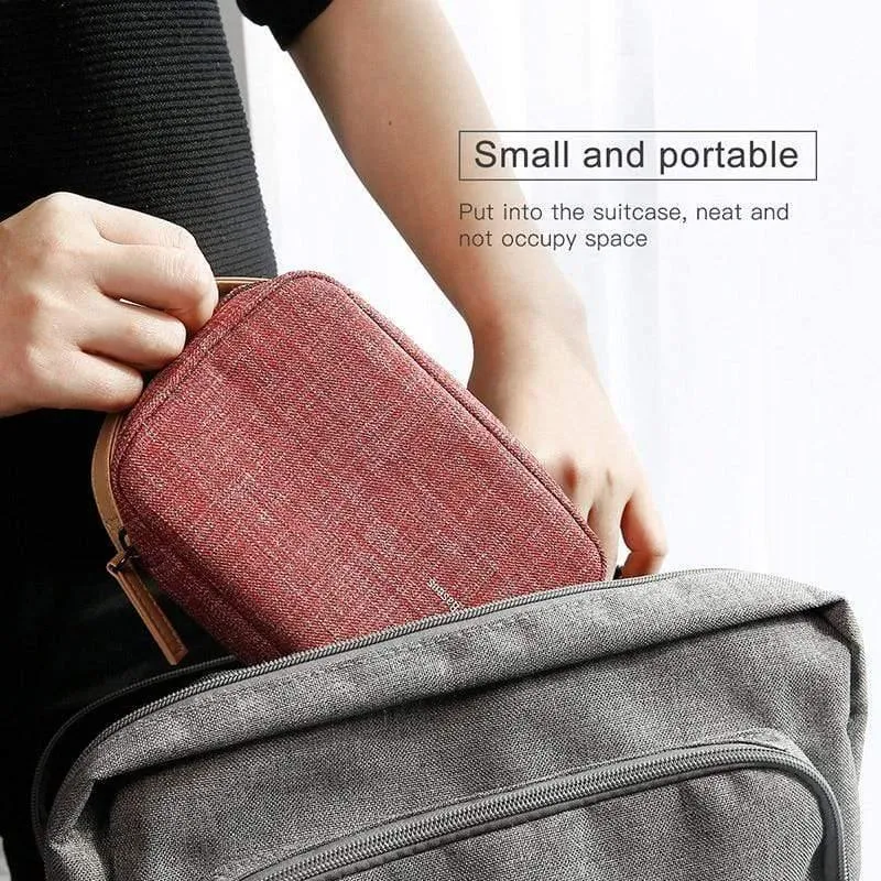 Baseus 7.2 '' Universal-Handytasche für iPhone XR Xs Max 7 Samsung S10 P30 Pro Handyhülle Tragbare Handy-Aufbewahrungstaschen Tasche (Schwarz)