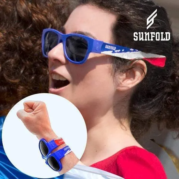 OUTLET Sunfold World Cup Frankreich Roll-Up Sonnenbrille (keine Verpackung)