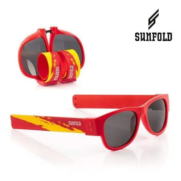 OUTLET Red Sunfold Spain World Cup Roll-Up-Sonnenbrille (ohne Verpackung)