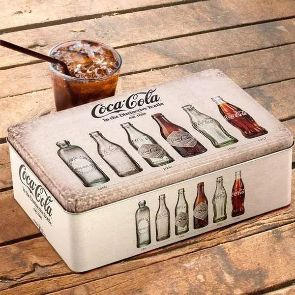 OUTLET Coca-Cola Retro Metallbox (Ohne Verpackung)