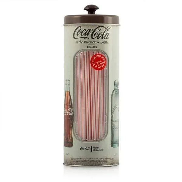 OUTLET Coca-Cola Vintage Strohhalmbehälter (Ohne Verpackung)