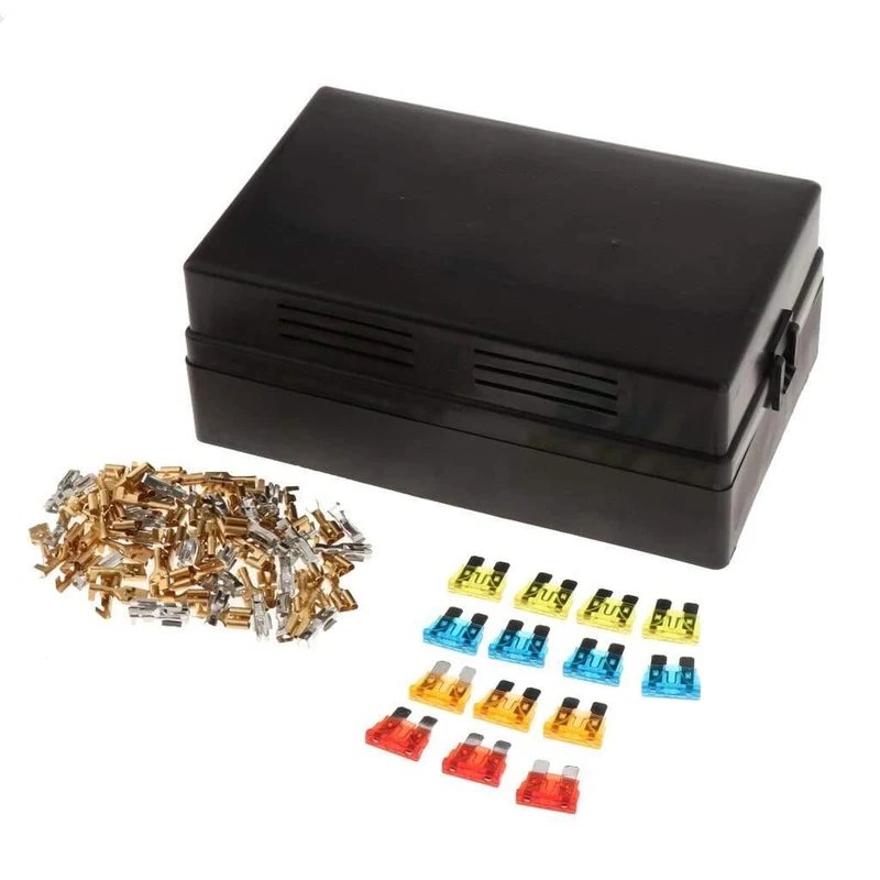 1 Set 18-Wege-Blade-Sicherungskasten Auto-Sicherungskastenhalter Standard-Sicherungskastenblock