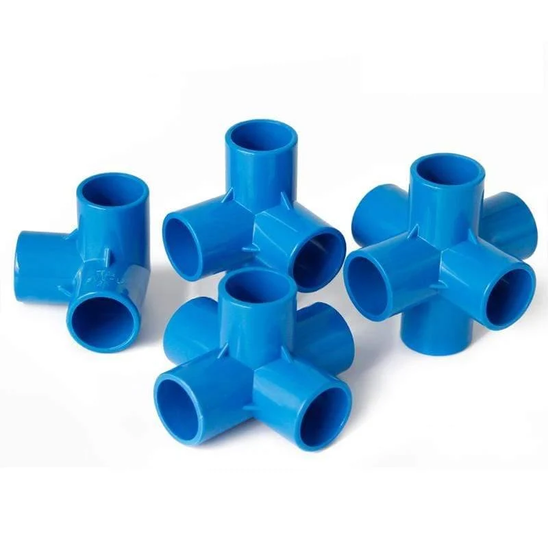 Multifunktions-PVC-Rohrverbinder, DIY-Regalstützgelenk, 3-, 4-, 5-, 6-Wege-Splitter, 20-50 mm Rohrkupplungsadapter, Gartenrohrverschraubungen