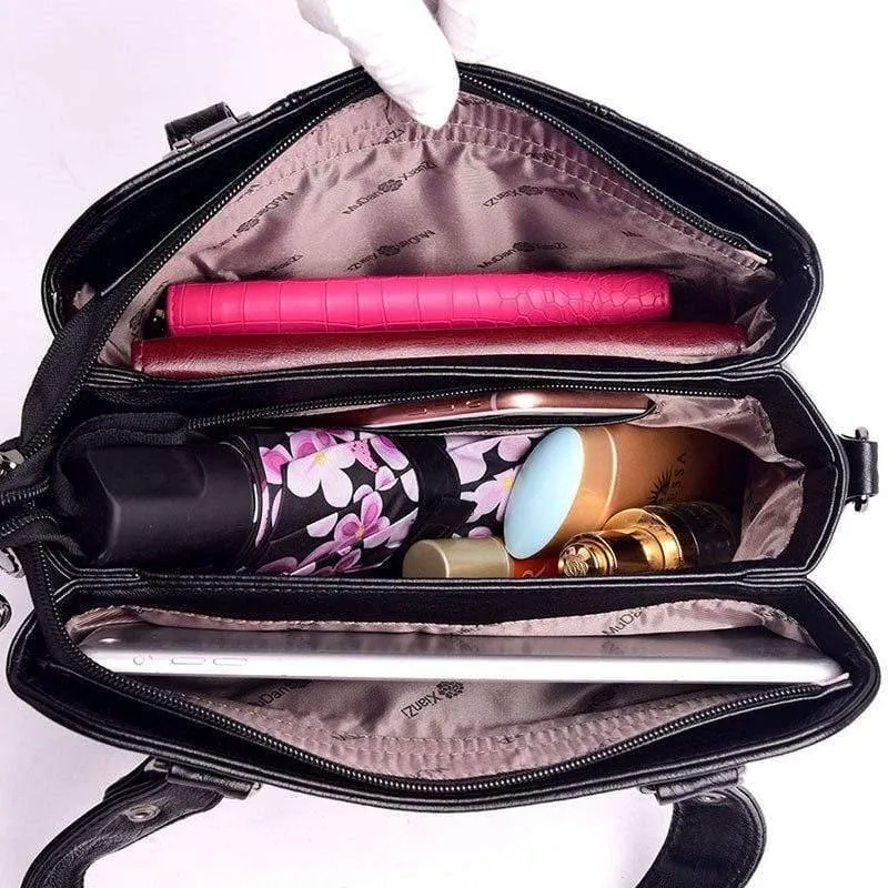 Designer-Handtaschen aus Leder im Karo-Stil, hochwertige Damen-Umhängetaschen für Damen