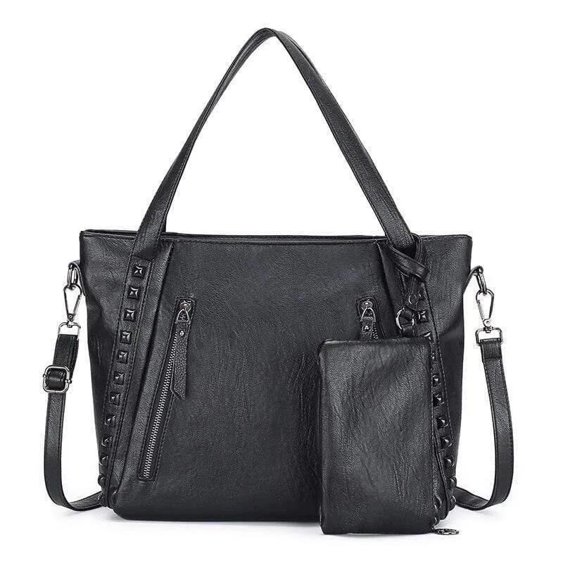 PU Leder Damen Handtaschen Große Kapazität Einkaufstasche Umhängetasche Umhängetaschen Für Damen Tasche