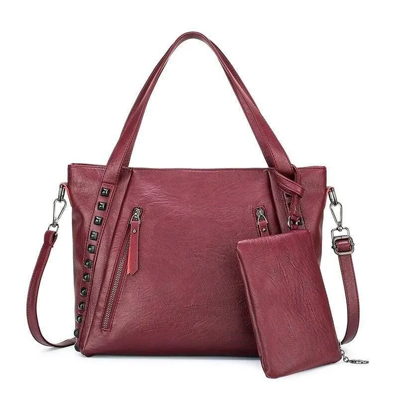 PU Leder Damen Handtaschen Große Kapazität Einkaufstasche Umhängetasche Umhängetaschen Für Damen Tasche