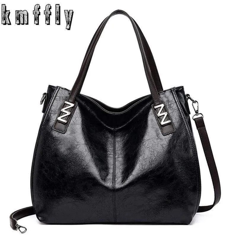 Damen Öl Wachs Leder Designer Handtaschen Hochwertige Umhängetaschen Damen PU Leder Damen Taschen