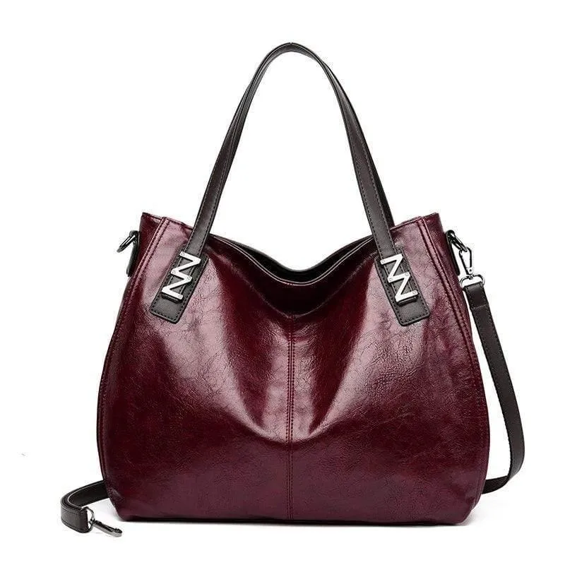 Damen Öl Wachs Leder Designer Handtaschen Hochwertige Umhängetaschen Damen PU Leder Damen Taschen