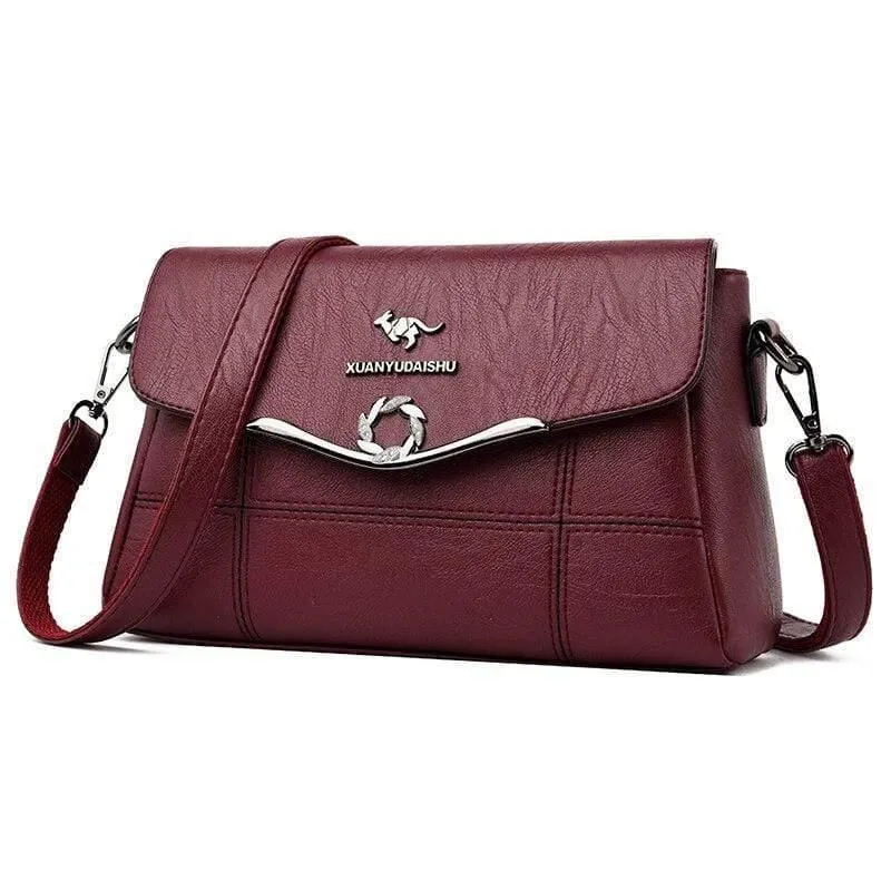 Weibliche Leder Luxus Handtaschen Frauen Taschen Designer Handtaschen Hochwertige Umhängetaschen