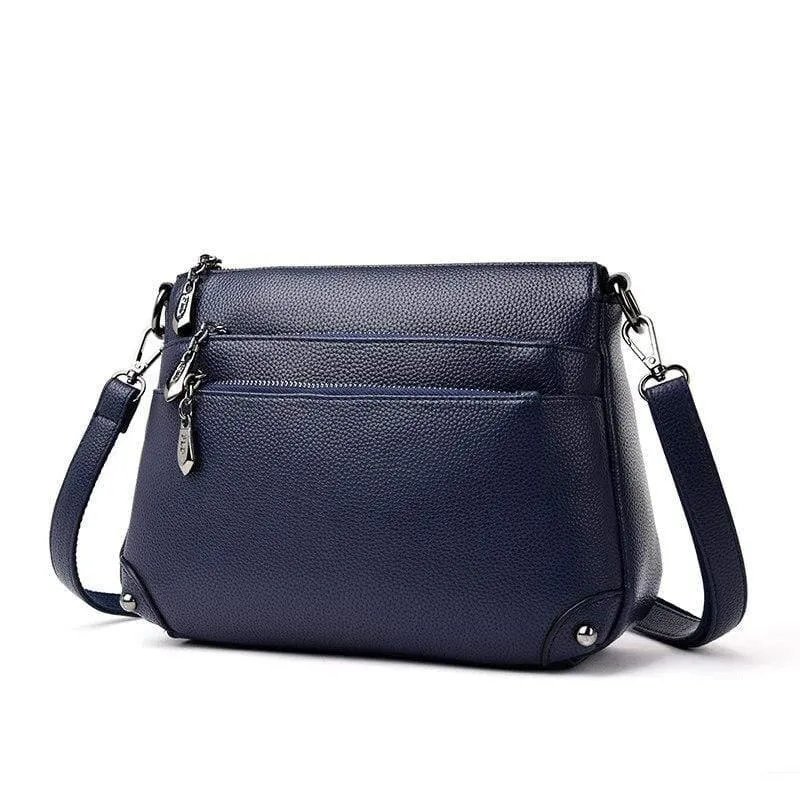 Mehrschichtige Reißverschlusstasche Hochwertige Messenger Bags für Mädchen in Umhängetasche Umhängetaschen für Damen