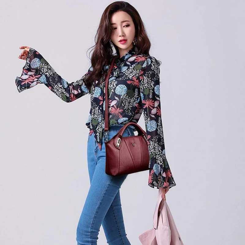 Damen Leder Messenger Bags Vintage Sac A Main Umhängetaschen für Damen Leder Umhängetasche