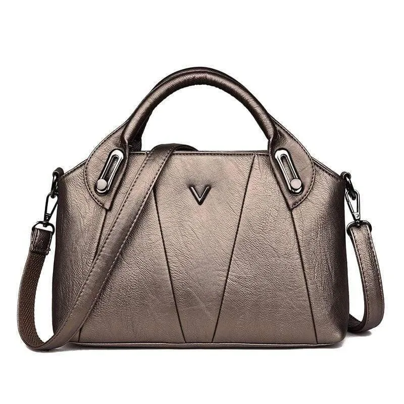 Damen Leder Messenger Bags Vintage Sac A Main Umhängetaschen für Damen Leder Umhängetasche