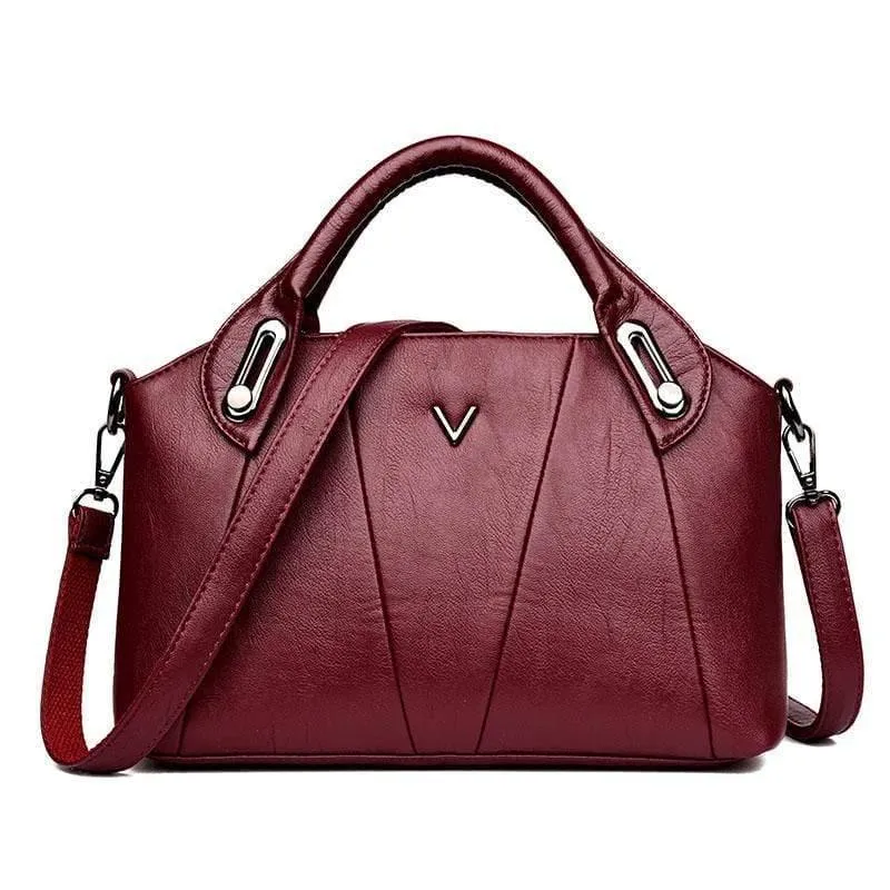 Damen Leder Messenger Bags Vintage Sac A Main Umhängetaschen für Damen Leder Umhängetasche