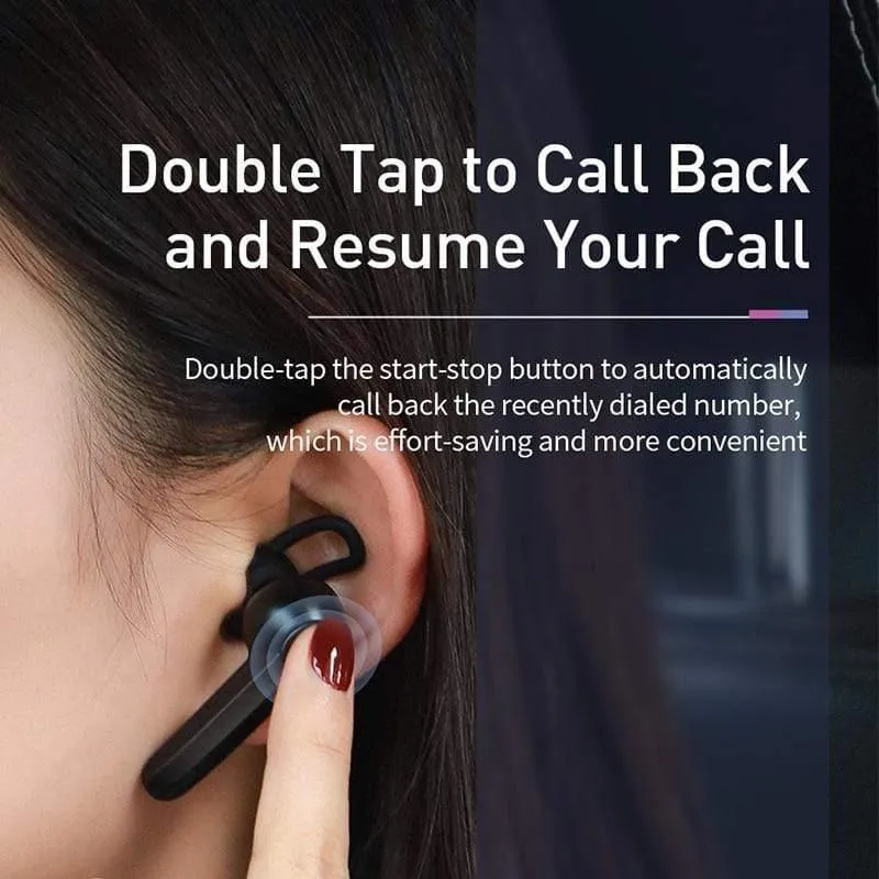 Baseus Magnetic Charging Drahtloser Bluetooth-Kopfhörer mit einer Freisprecheinrichtung und Mikrofon Business Bluetooth-Headset für Autofahrer