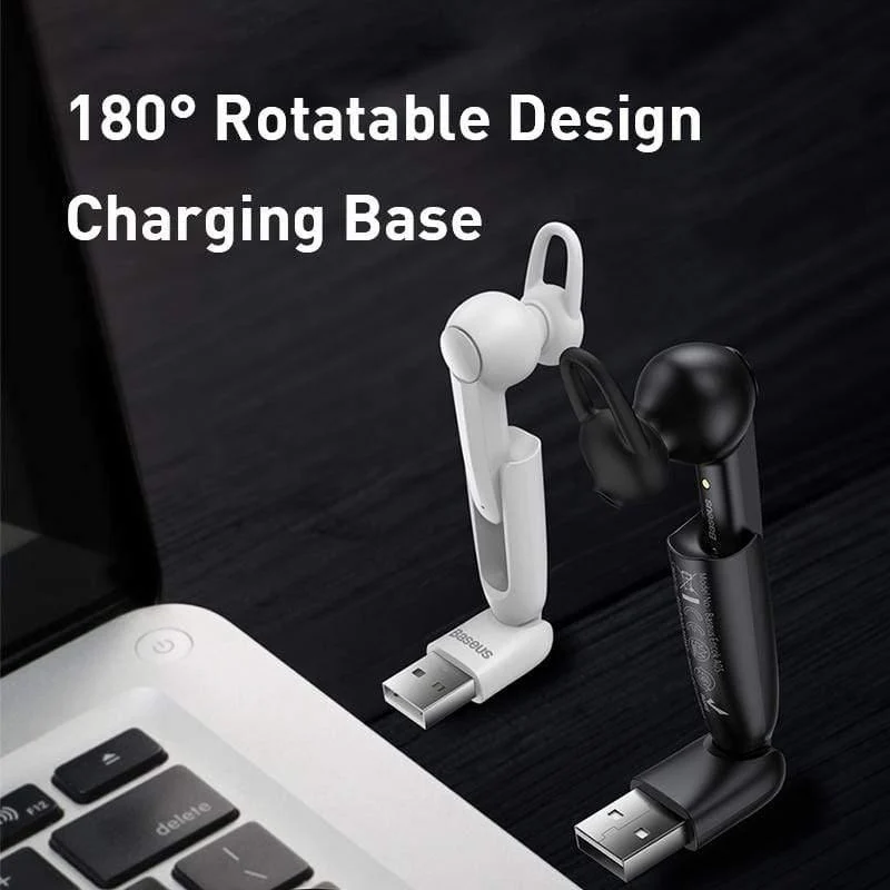 Baseus Magnetic Charging Drahtloser Bluetooth-Kopfhörer mit einer Freisprecheinrichtung und Mikrofon Business Bluetooth-Headset für Autofahrer