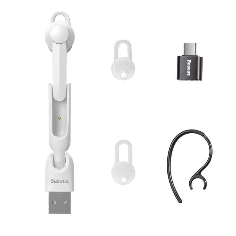 Baseus Magnetic Charging Drahtloser Bluetooth-Kopfhörer mit einer Freisprecheinrichtung und Mikrofon Business Bluetooth-Headset für Autofahrer