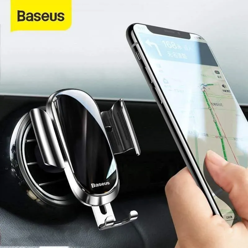 Baseus Auto-Halterung für Telefon, 360-Grad-Lüftungsschlitz-Halterung, Auto-Handy-Halterung, Ständer für iPhone 11, Samsung, Schwerkraft-Handy-Halterung